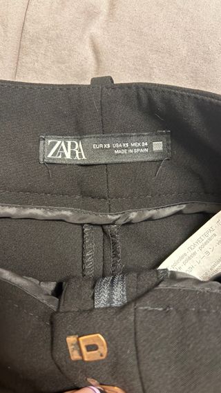 Pantalón de traje Zara negro Talla XS