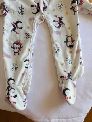 Pijama 2/3 anos em veludo macio