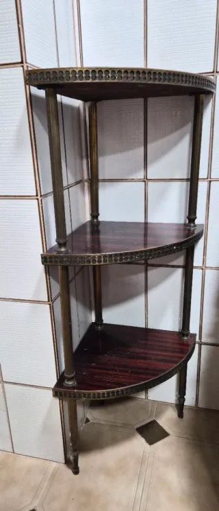 Esquinero Vintage Madera y Metal