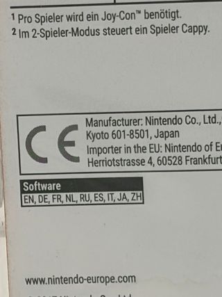 Super Mario Odyssey Nintendo Switch