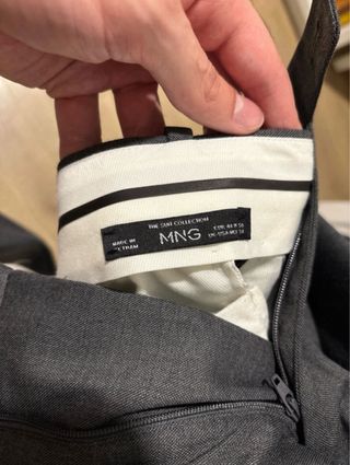 Traje Milan Mango Gris