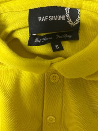 Polo Raf Simons Amarillo Talla S REAL