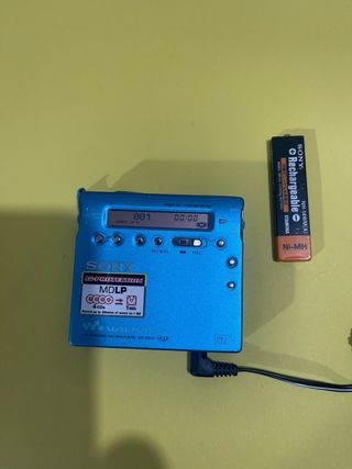 Reproductor y grabador mini disc sony MDLP MZ-R900