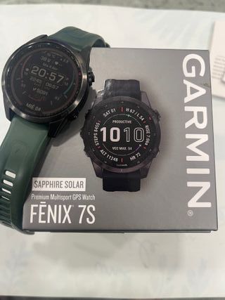 Garmin Fenix 7S Sapphire Solar Titanium