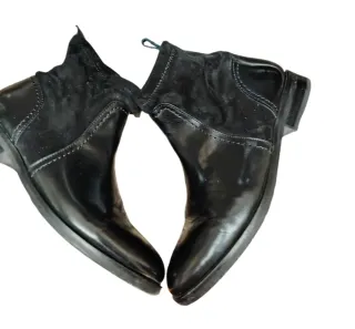 Botines Piel Negro Tommy Hilfiger Cremallera Dorad