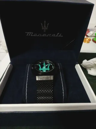 Reloj Maserati Aqua Edition Negro/Turquesa