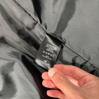 H&M Raincoat Black Size M