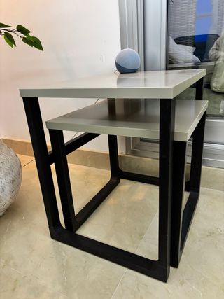 Juego de 2 mesas auxiliares