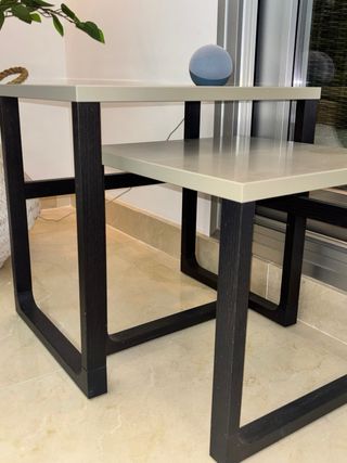 Juego de 2 mesas auxiliares