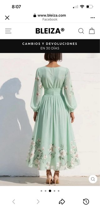 Vestido largo floral sin estrenar