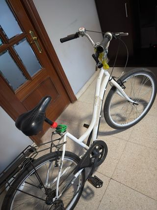 Bicicleta Paseo 26 Blanca Top bike