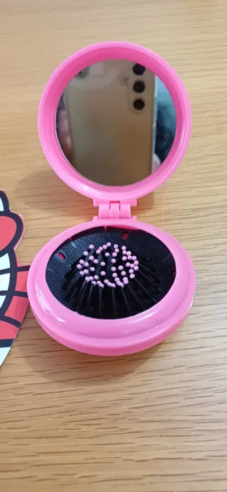 Spazzola capelli Hello Kitty rosa
