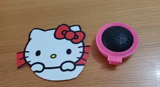 Spazzola capelli Hello Kitty rosa