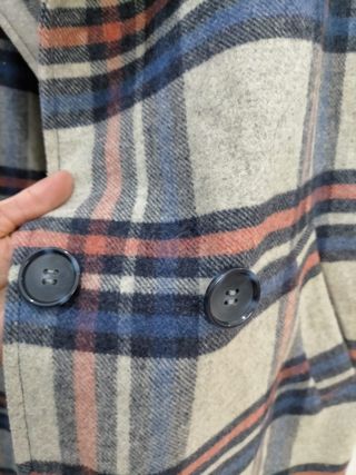 Abrigo de lana Atir cuadros