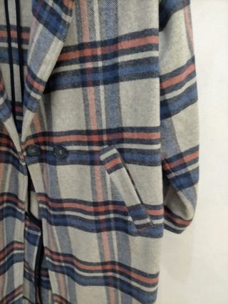 Abrigo de lana Atir cuadros