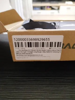 2 Walkie Talkies Baofeng F22