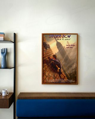 Integración de foto en cartel de cine.