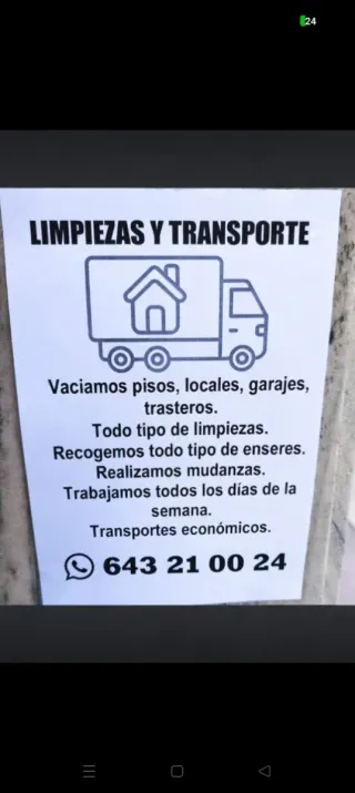 Vaciado Limpiezas