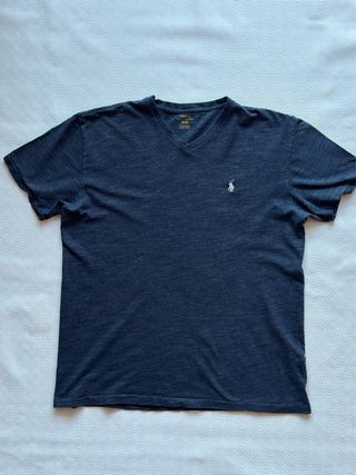 T-shirt Polo Ralph Lauren azul tamanho M