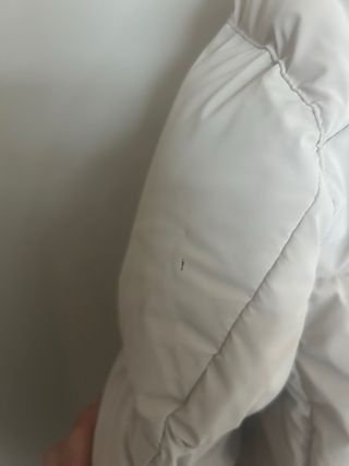 Chaqueta acolchada Zara beige