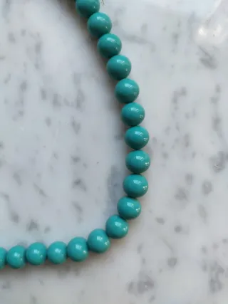 Collana vintage turchese e argento