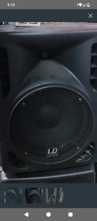 Altavoces LD Systems Negros de 12 500 varios