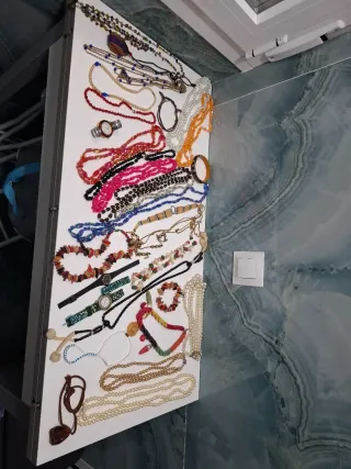Lote bisutería vintage collares pulseras