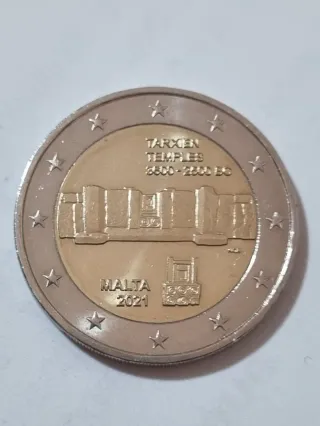 Moneda 2 Euros Malta 2021 Tarxien