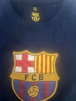 Camiseta Barça Firmas Jugadores niño talla 12