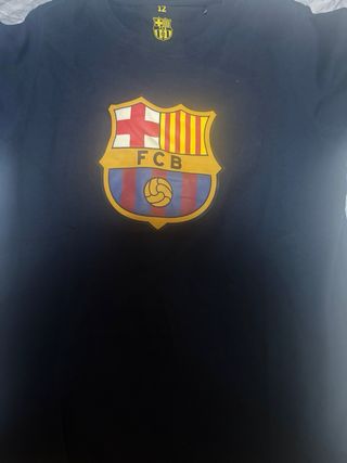 Camiseta Barça Firmas Jugadores niño talla 12