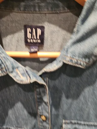 Vestido vaquero Gap azul