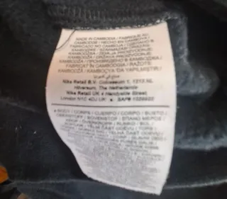 Sudadera Nike Negra Original