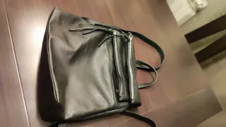 Mochila Misako Negra con enganche despegado