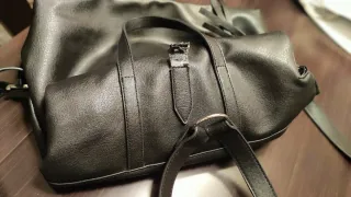 Mochila Misako Negra con enganche despegado