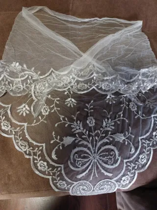 Manteletas Fallera  Plata