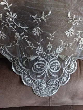 Manteletas Fallera  Plata