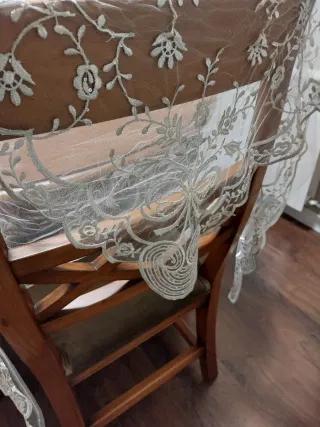 Manteletas Fallera  Plata