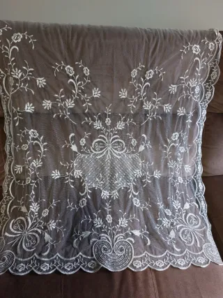 Manteletas Fallera  Plata