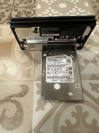 Adaptador HDD Gamestar + Disco Duro 500 PS2