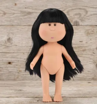 Muñeca tipo Mia pelo negro