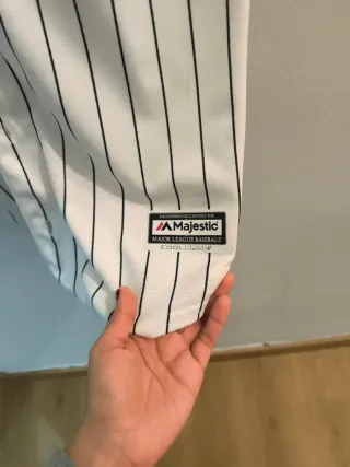 Camiseta Yankees NY Majestic Talla 14/16 Tanaka 19