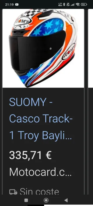 Casco Moto Suomy nuevo