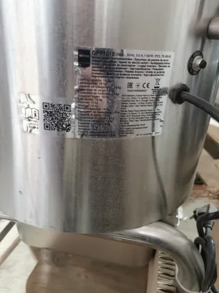 Peladora de patatas industrial