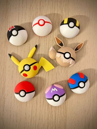 Pack Imanes Nevera Pokemon y Pokeballs