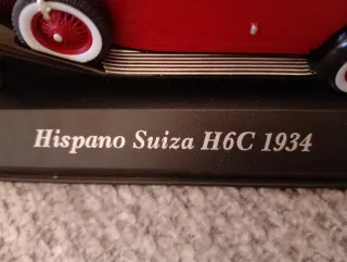 Coche Hispano Suiza H6C 1934 Rojo