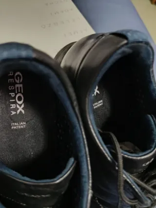 Zapatos Geox Piel Mujer Negros