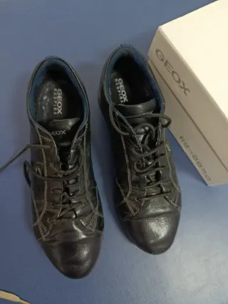 Zapatos Geox Piel Mujer Negros