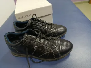 Zapatos Geox Piel Mujer Negros