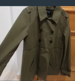 Parka 3/4 tipo Barbour verde