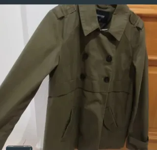 Parka 3/4 tipo Barbour verde